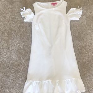 Betsey Johnson White cold Shoulder dress